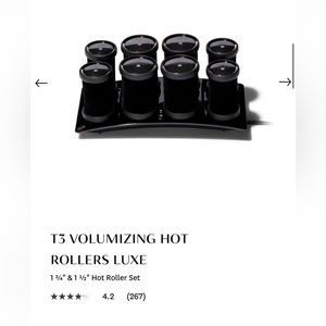 T3 VOLUMIZING HOT ROLLERS LUXE
1 ¾" & 1 ½" Hot Roller Set! Brand New!